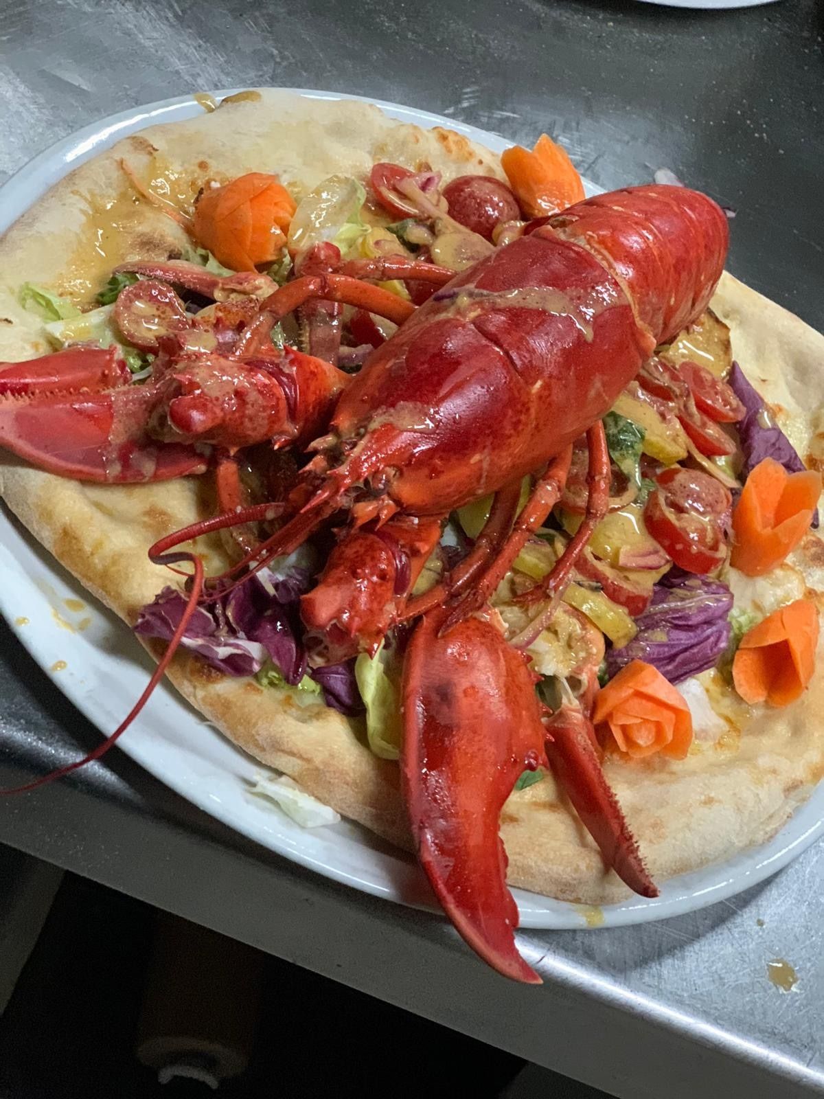 Aragosta con verdure