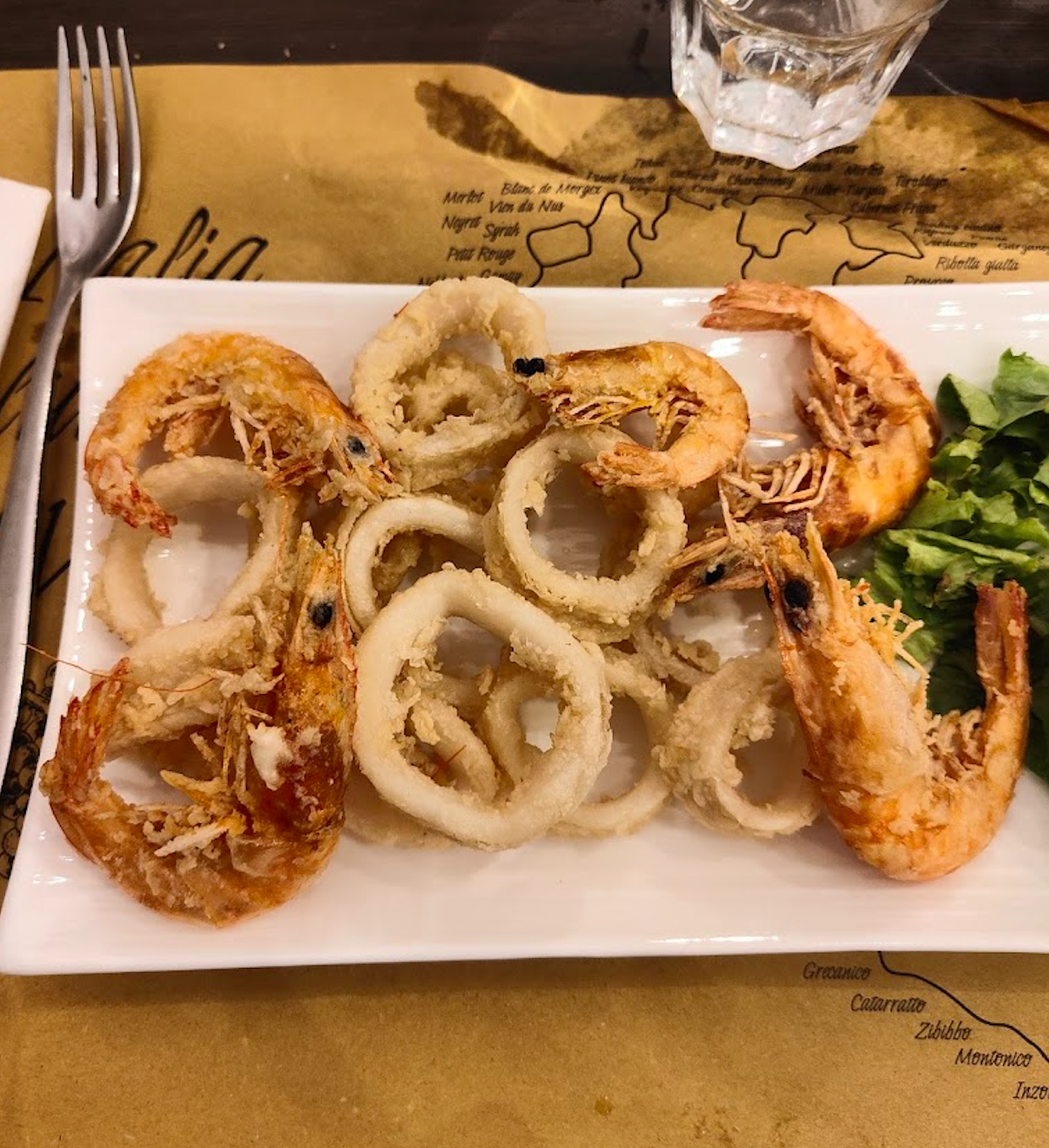 Gamberi in pastella