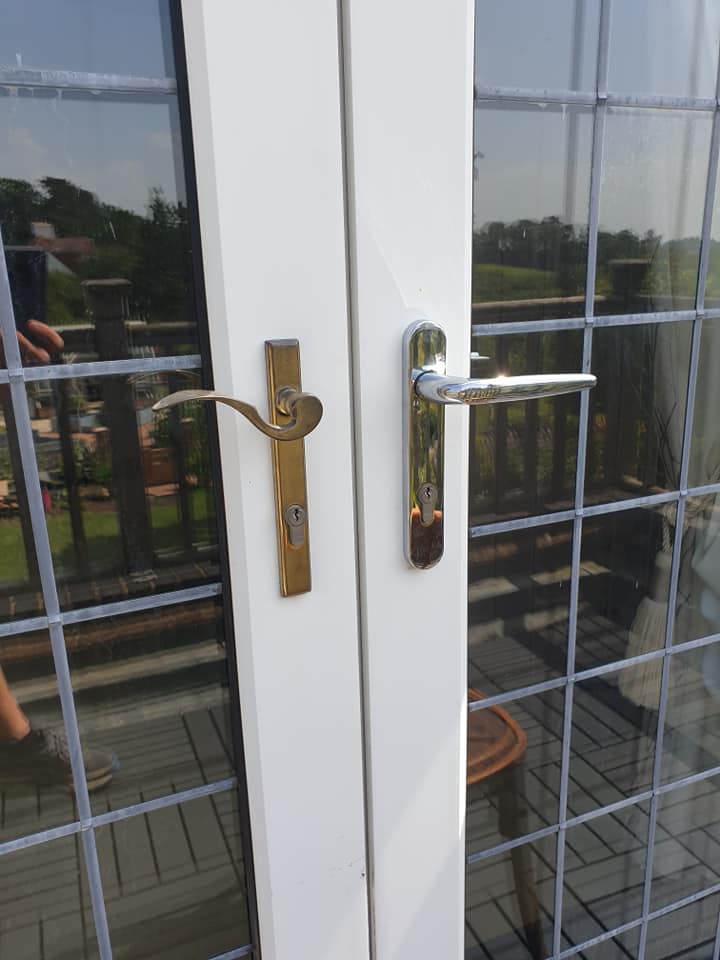 Door Handle before and after
