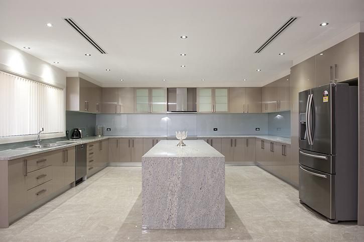 There is a Large Island in the Middle of the Kitchen — Nauticool Refrigeration & Air Conditioning in Cannonvale, QLD