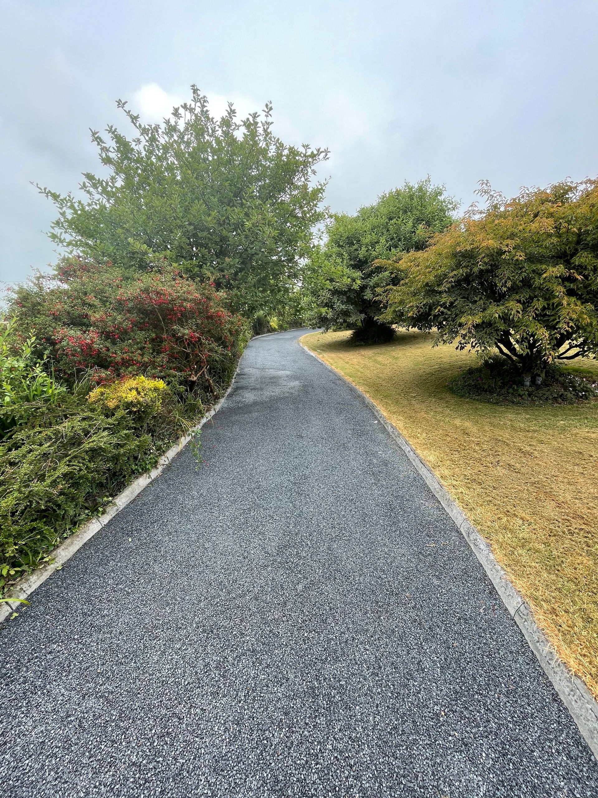 hot tar and chippings driveway completed in newross wexford
