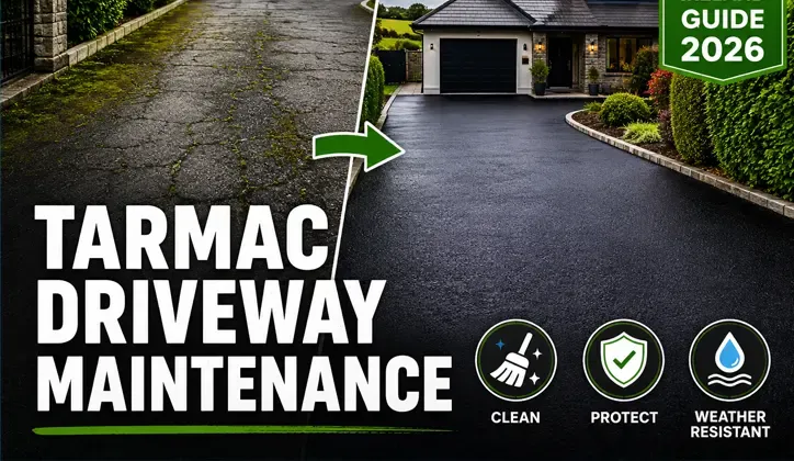 Tarmac Driveway Maintenance Guide in Ireland (2026) | 20+ Year Lifespan
