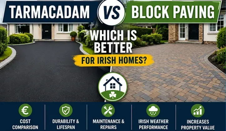 Tarmacadam vs Block Paving Ireland: Which Driveway Is Better?