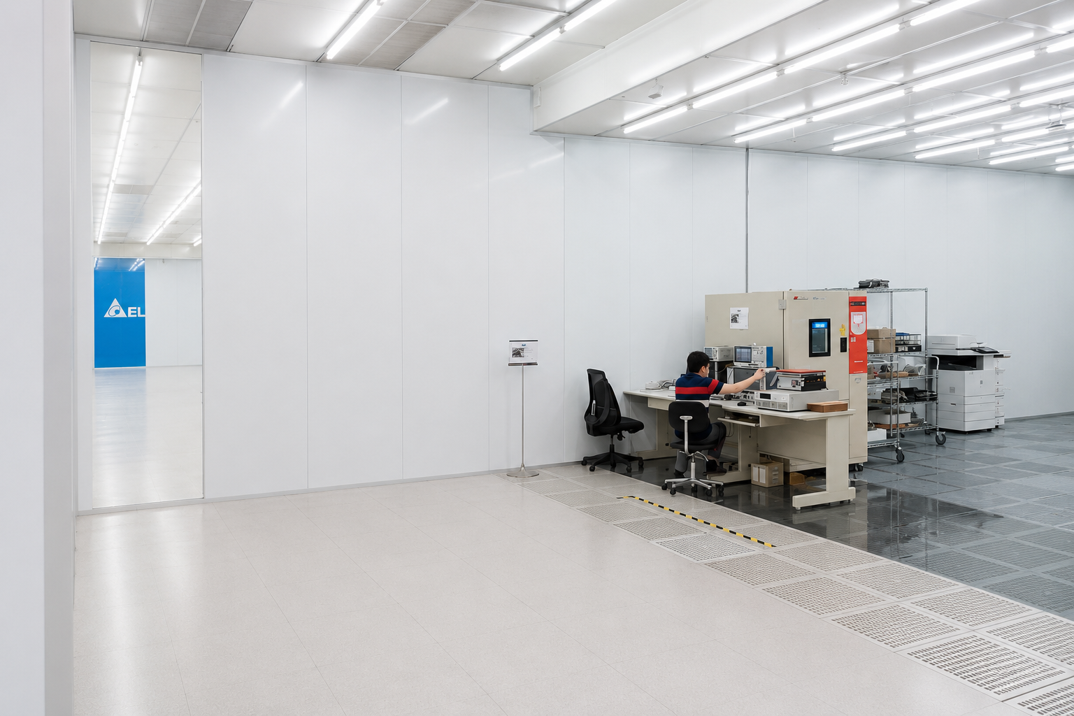 皓澤工程-台達電子 Delta|科技廠庫板拆除重建工程-企業入口形象施工案例