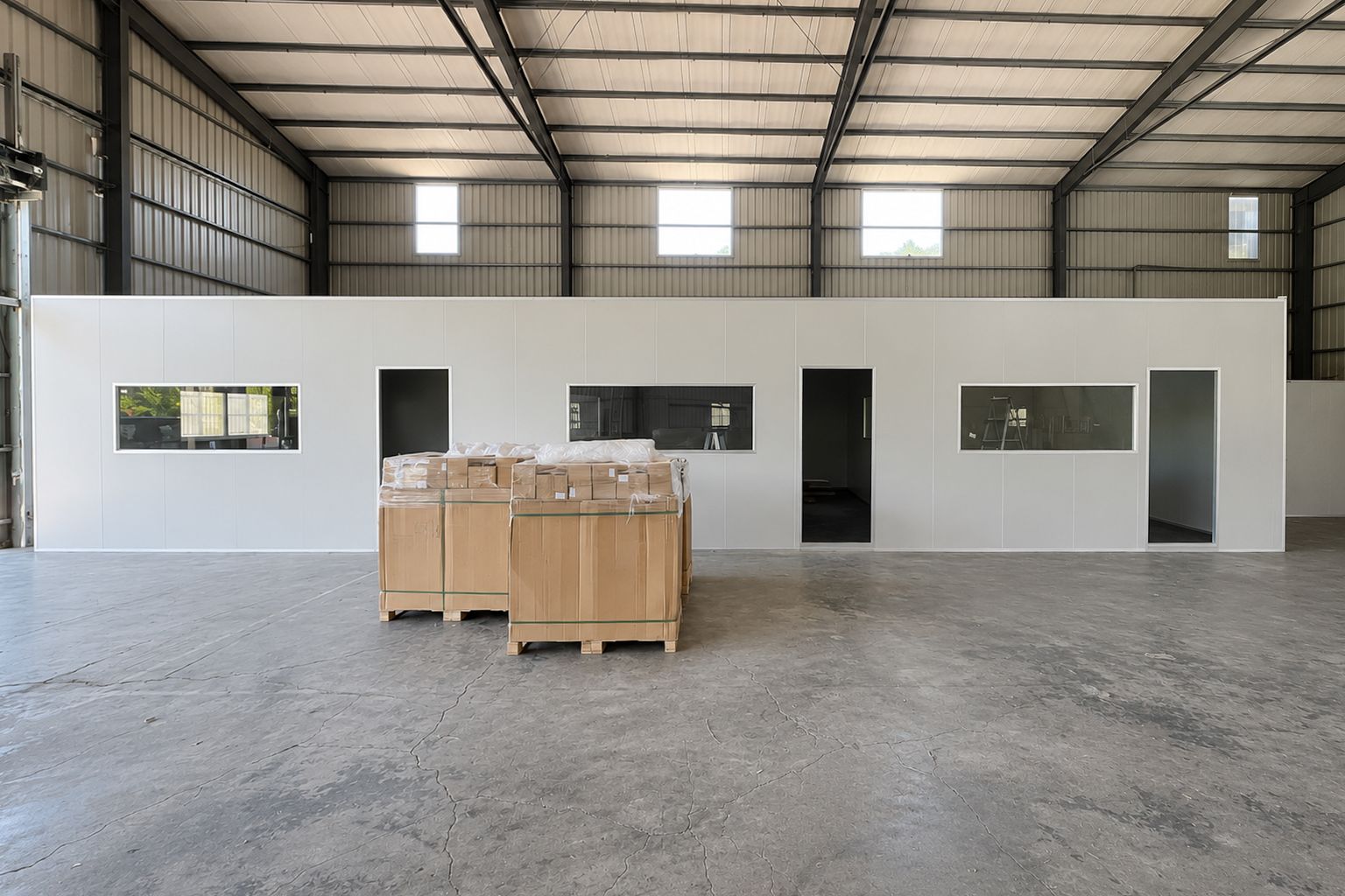 皓澤工程-產業新趨勢|傳產隔間大升級-大型廠房隔間完成施工案例