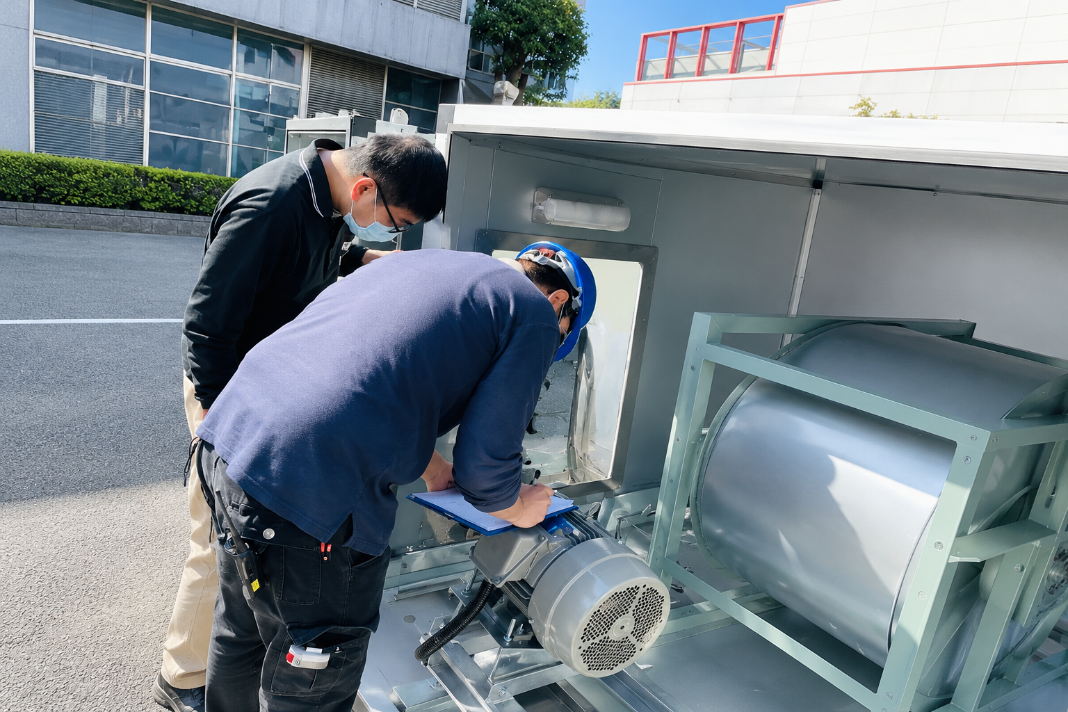 皓澤工程-中壢東洋藥品空調箱汰換工程-設備安裝施工