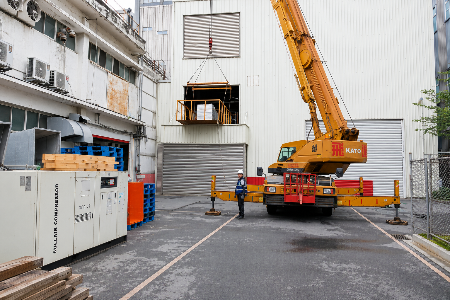 皓澤工程-立凱電能廠房工程-廠房施工現場