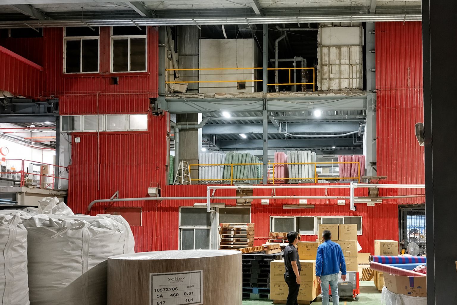 皓澤工程-錦美紙器消防法規改善工程-廠房設備改善