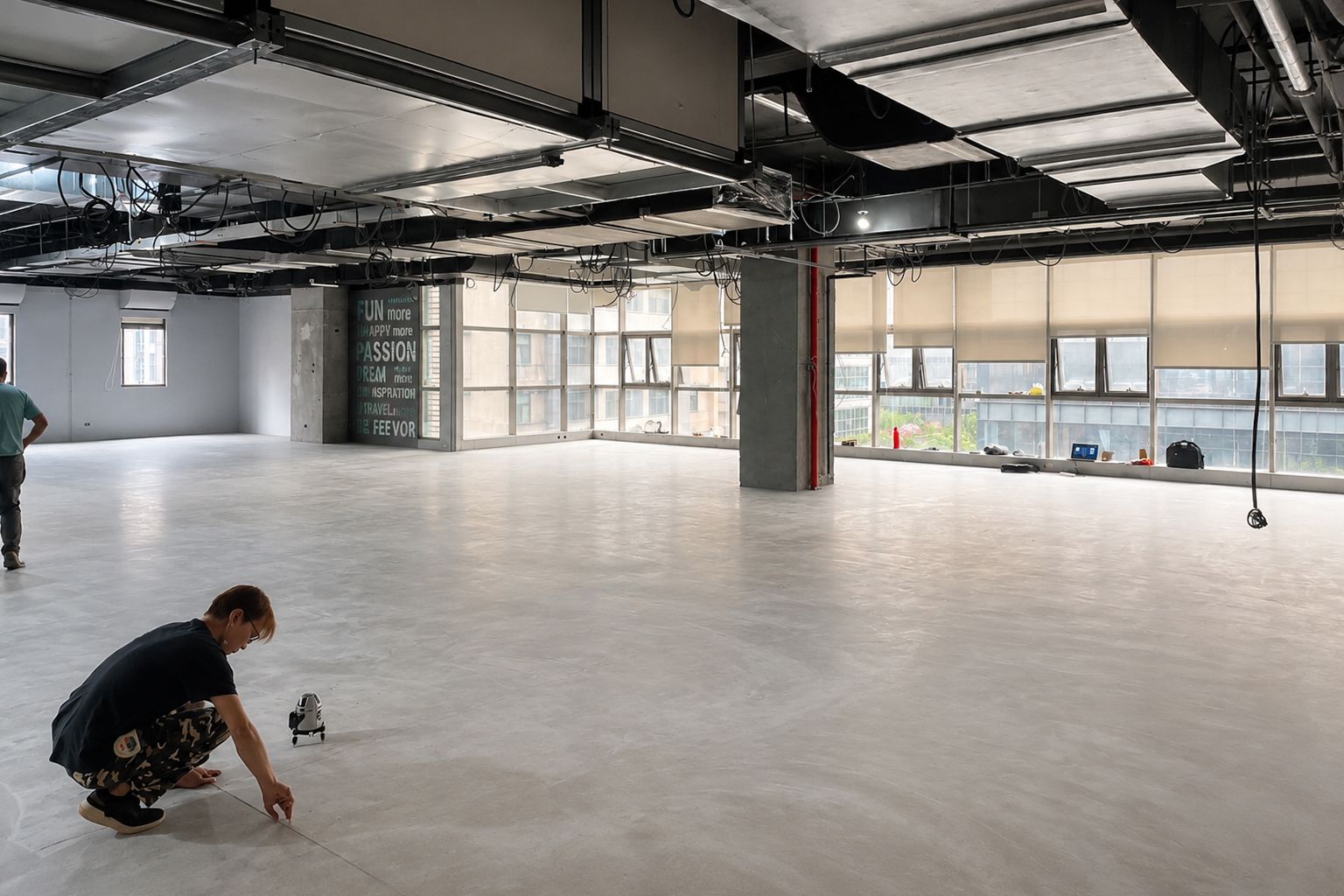 皓澤工程－金萬林企業｜生技實驗室無塵室工程－實驗室空間放樣與施工前丈量案例