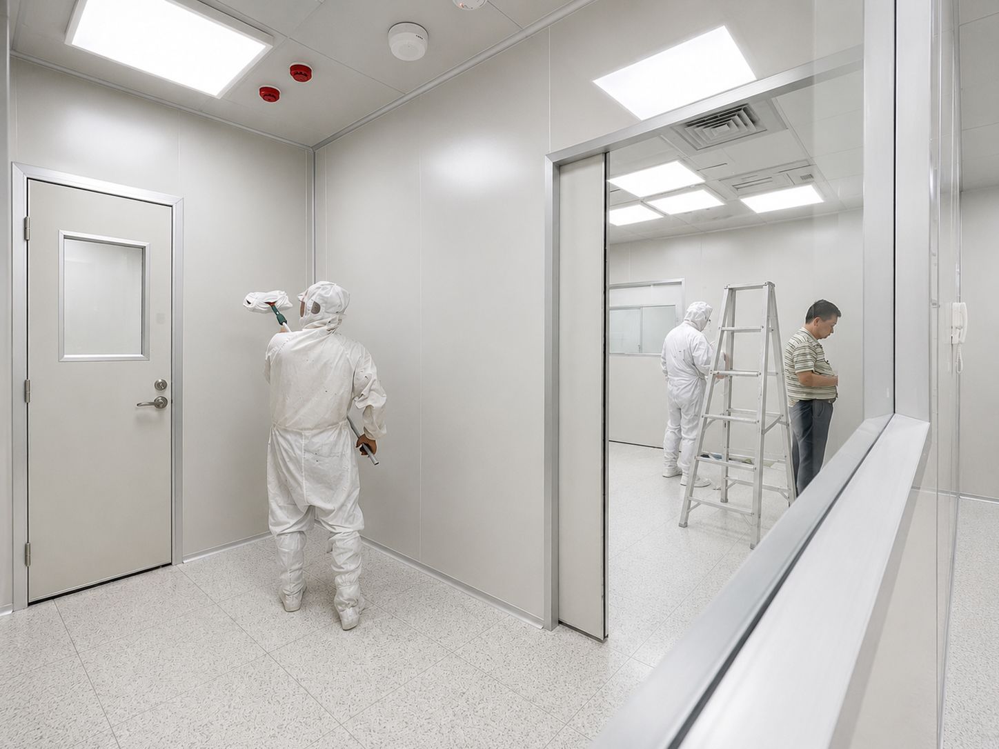 皓澤工程-無塵室施工-無塵室驗收施工照片