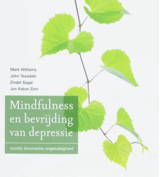 A book titled mindfulness and bevrijding van depressie Hoe word je mindfull?