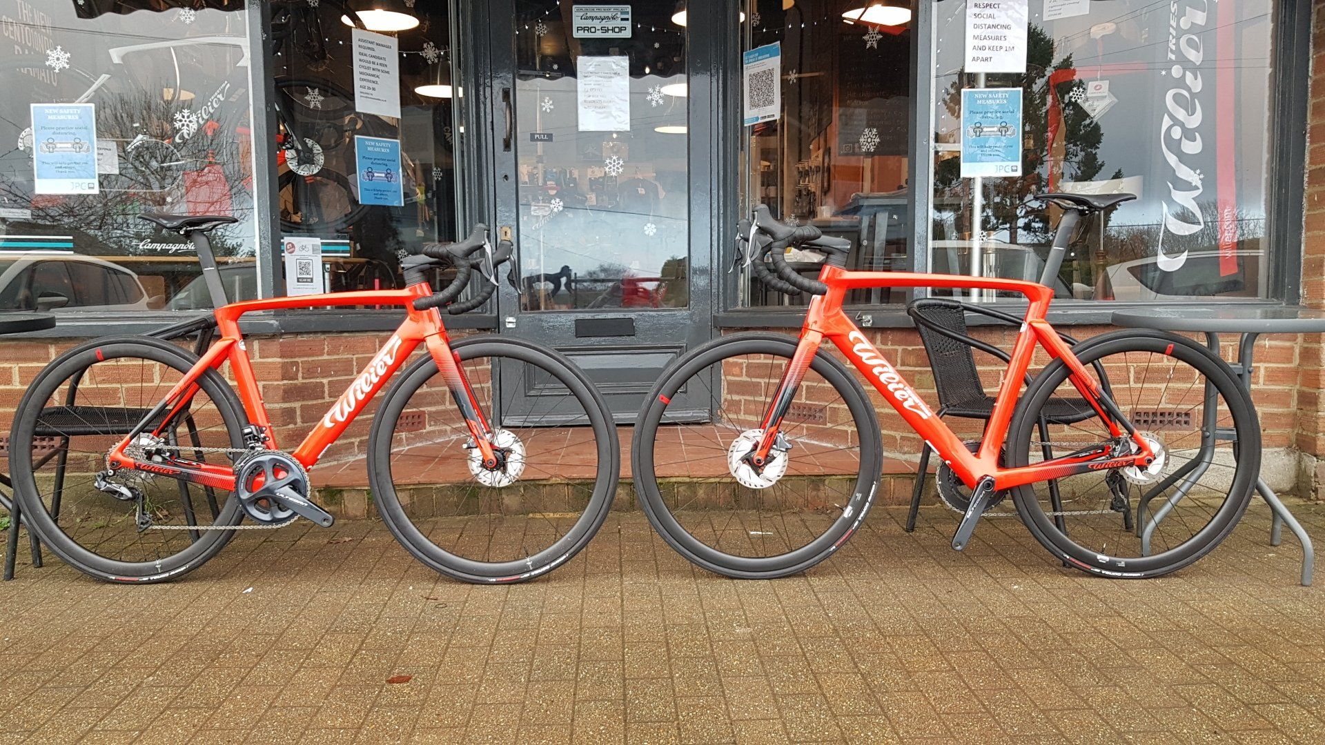 shop front of Destination bike shop cafe Box Hill