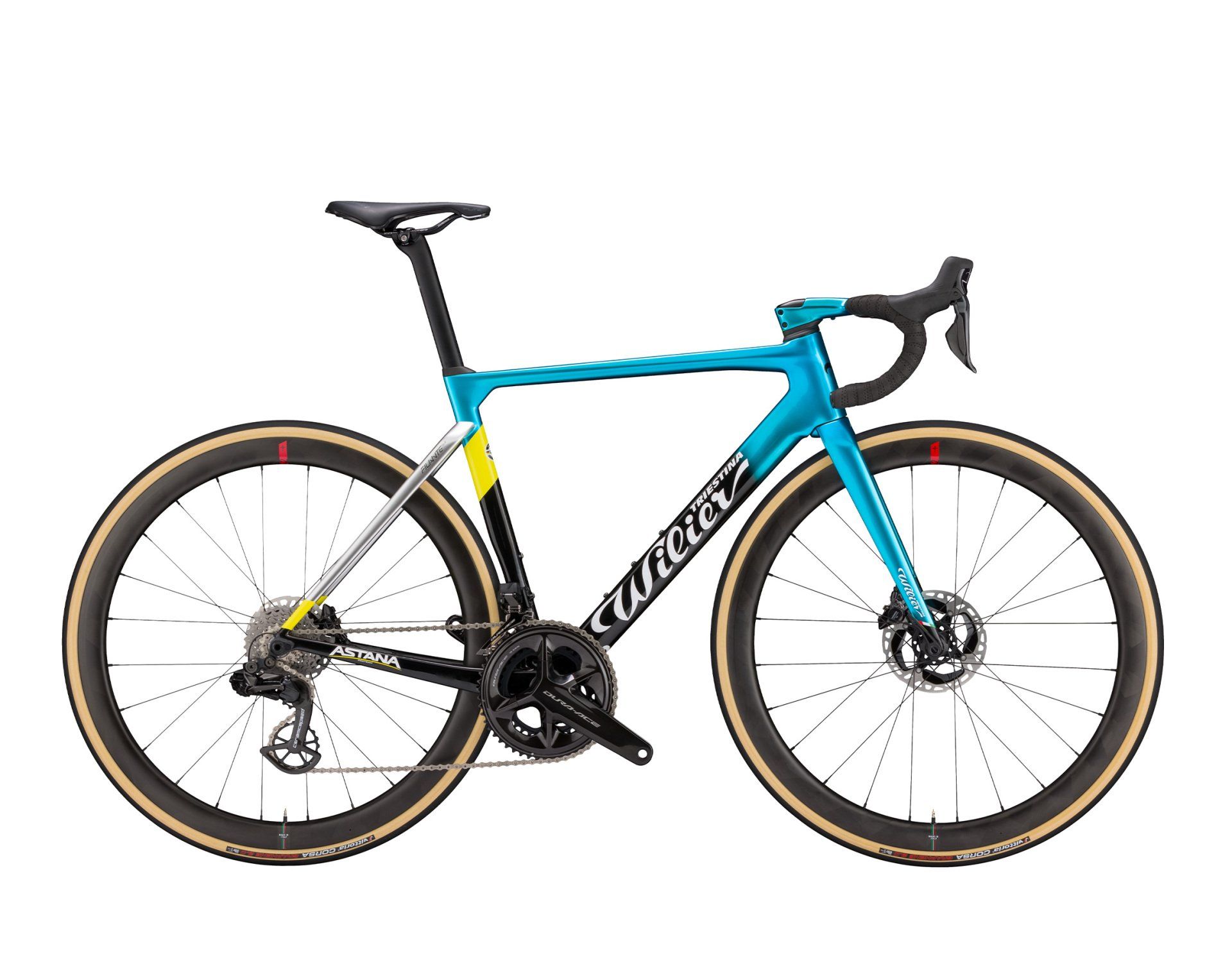 Wilier Filante SLR Dura Ace Di2 Team Astana Replica Side View