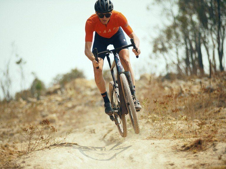 Cannondale Gravel bike in dusty environment