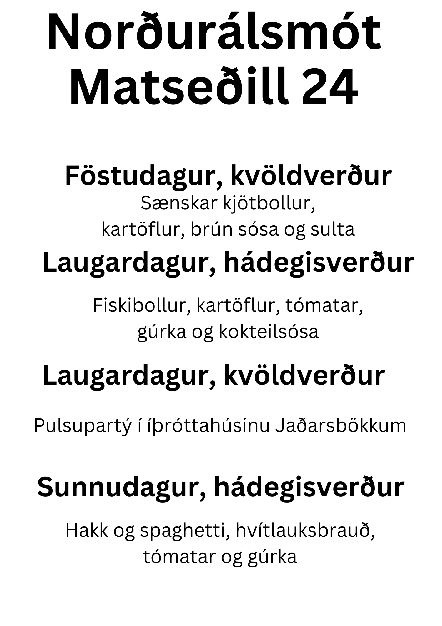 MATSEÐILL