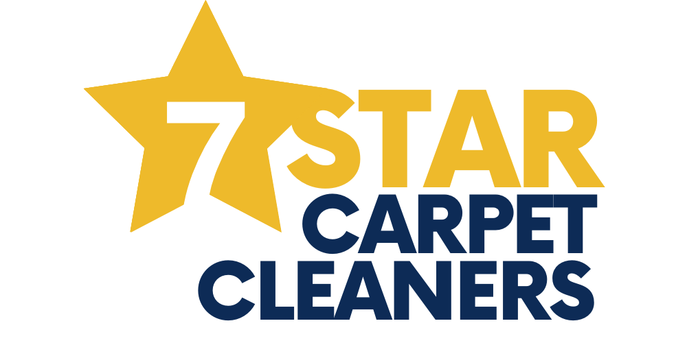 7 Star Carpet Cleaners logo in yellow and navy blue