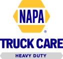 NAPA Truck Care Heavy Duty logo in blue, yellow, and white | Polar Bear Auto Care