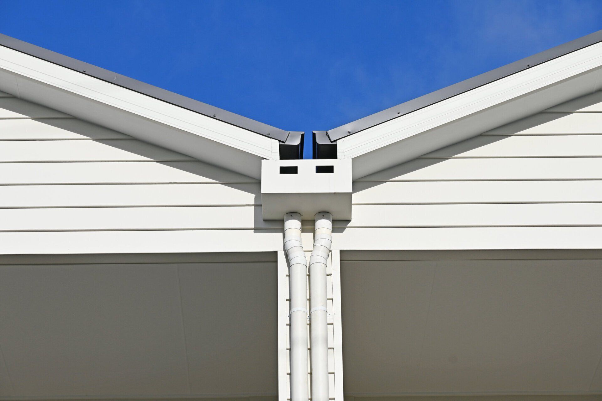 Roof Gutter And Downspout — Port Stevens NSW — Landmark Roofing Roof Gutter And Downspout — Port Stevens NSW — Landmark Roofing