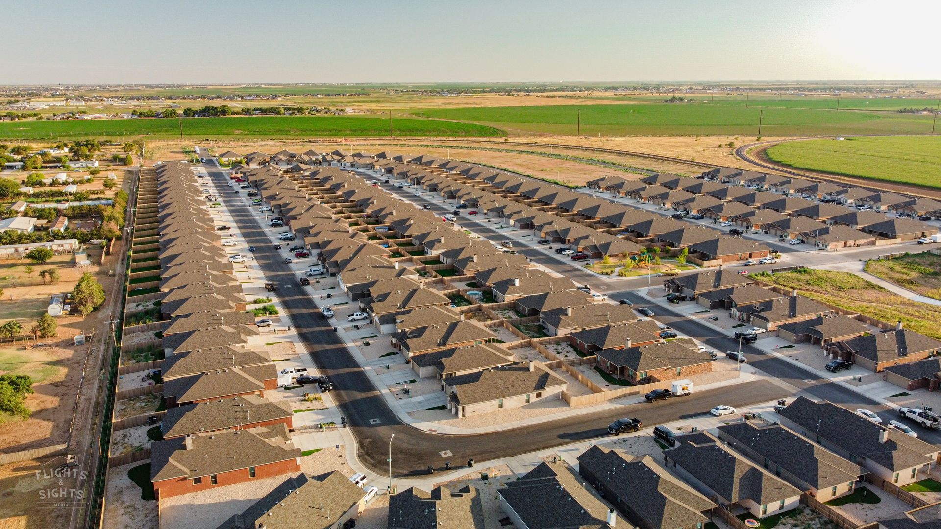 arial suburbs