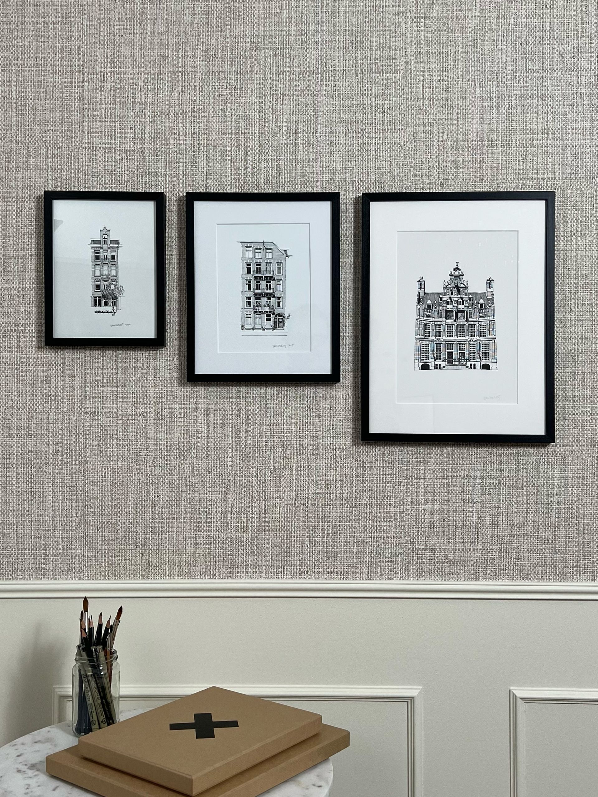 Drie formaten: 18x24cm, 24x30cm en 30x40cm