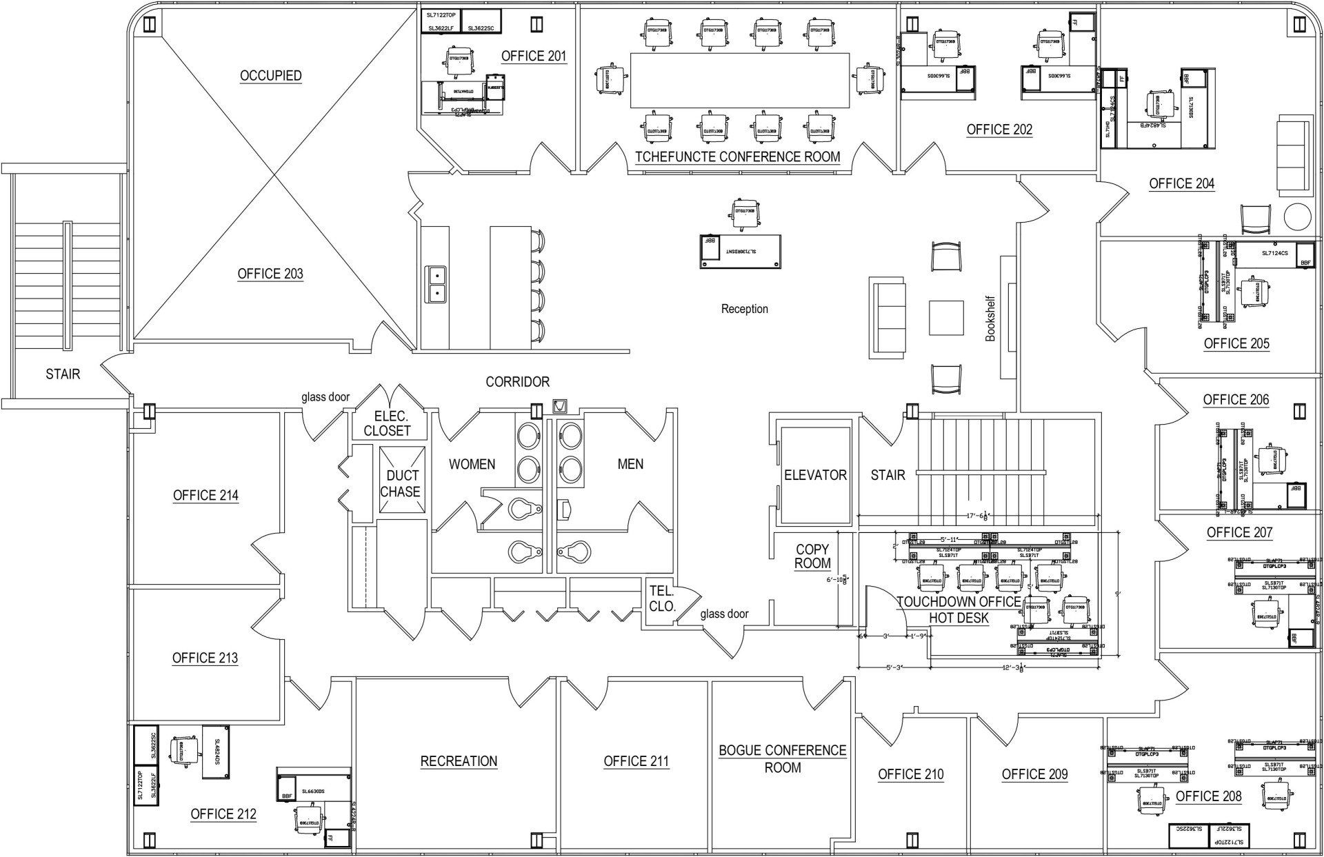 Executive Office Rental - Floor Plan