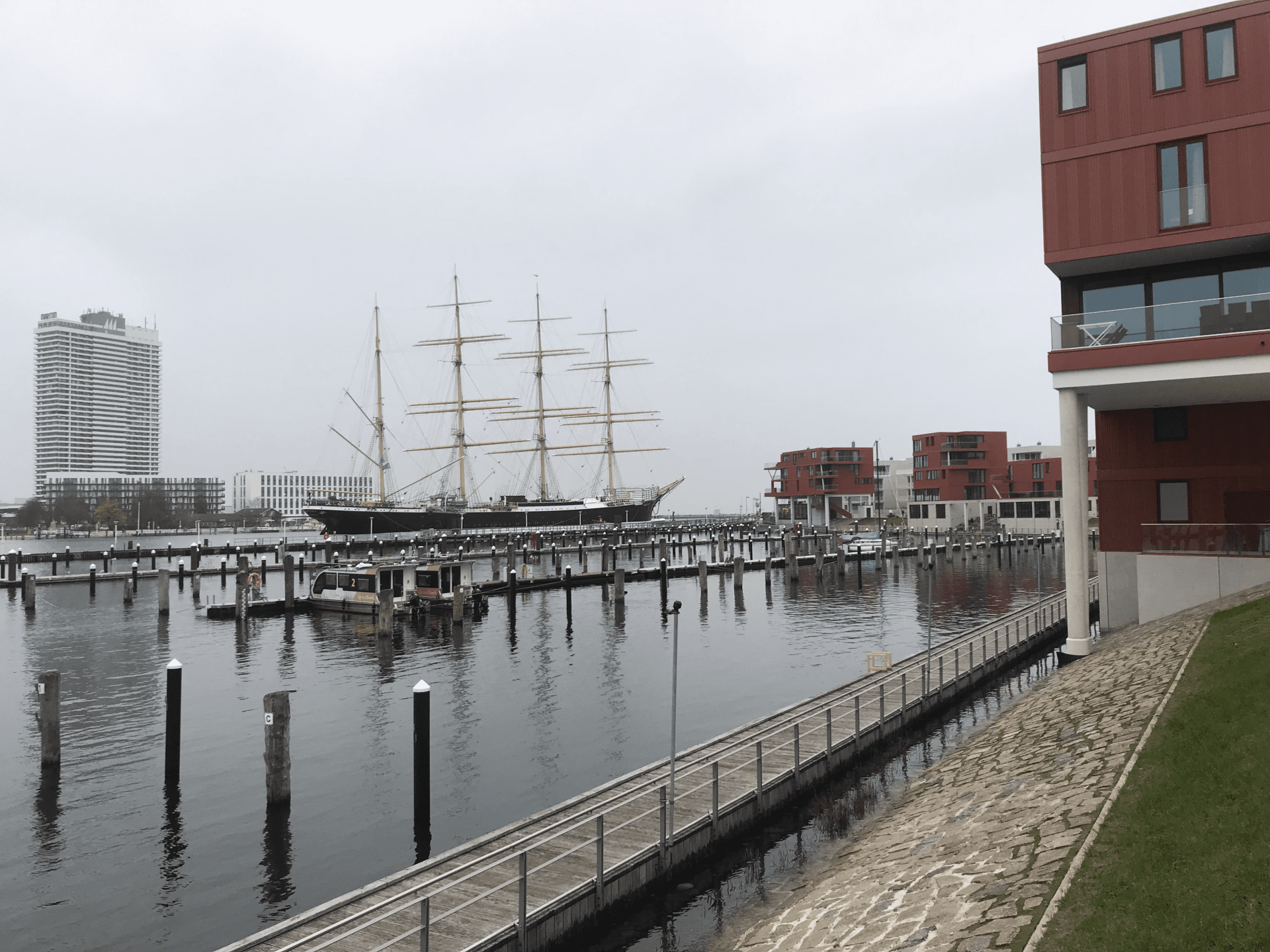 Blick von Priwalltrave richtung Travemünde
