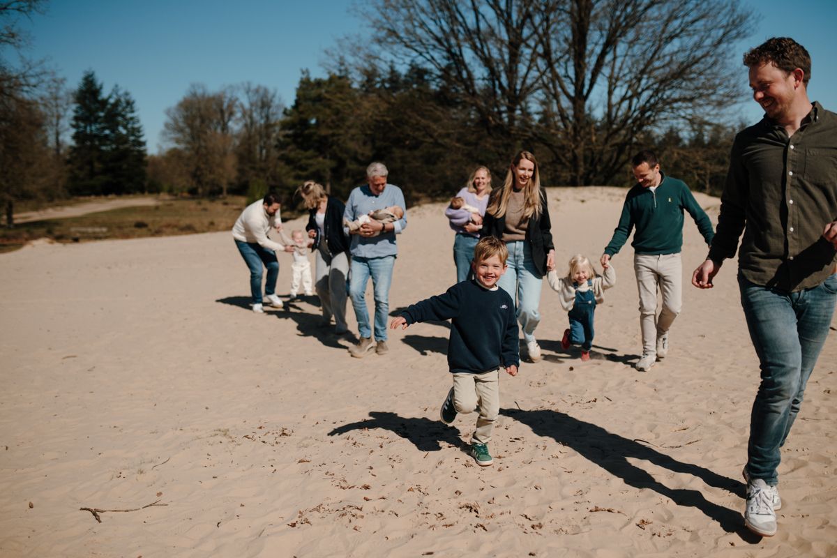 Familieshoot in de natuur van appelscha
