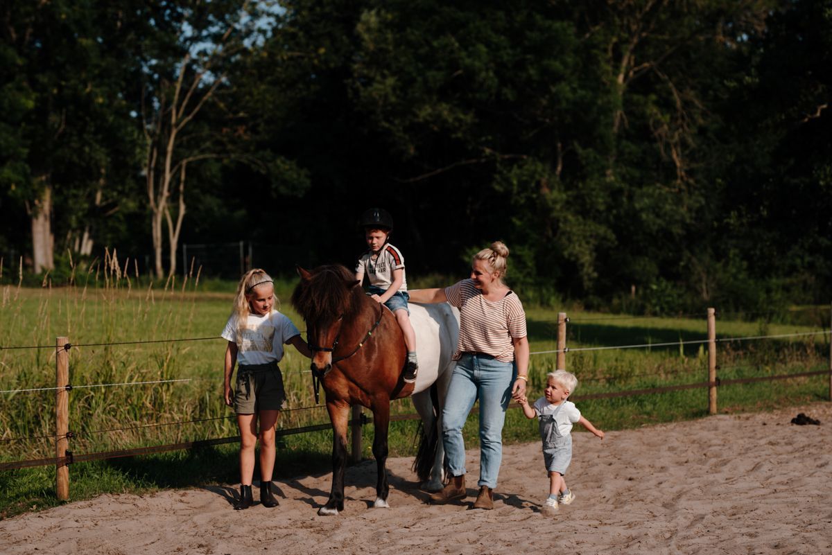 Fotoshoot bij gezin thuis
