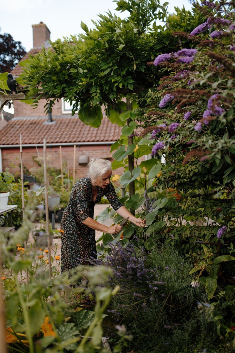 Fotoshoot in de moestuin van Jessica Koomen