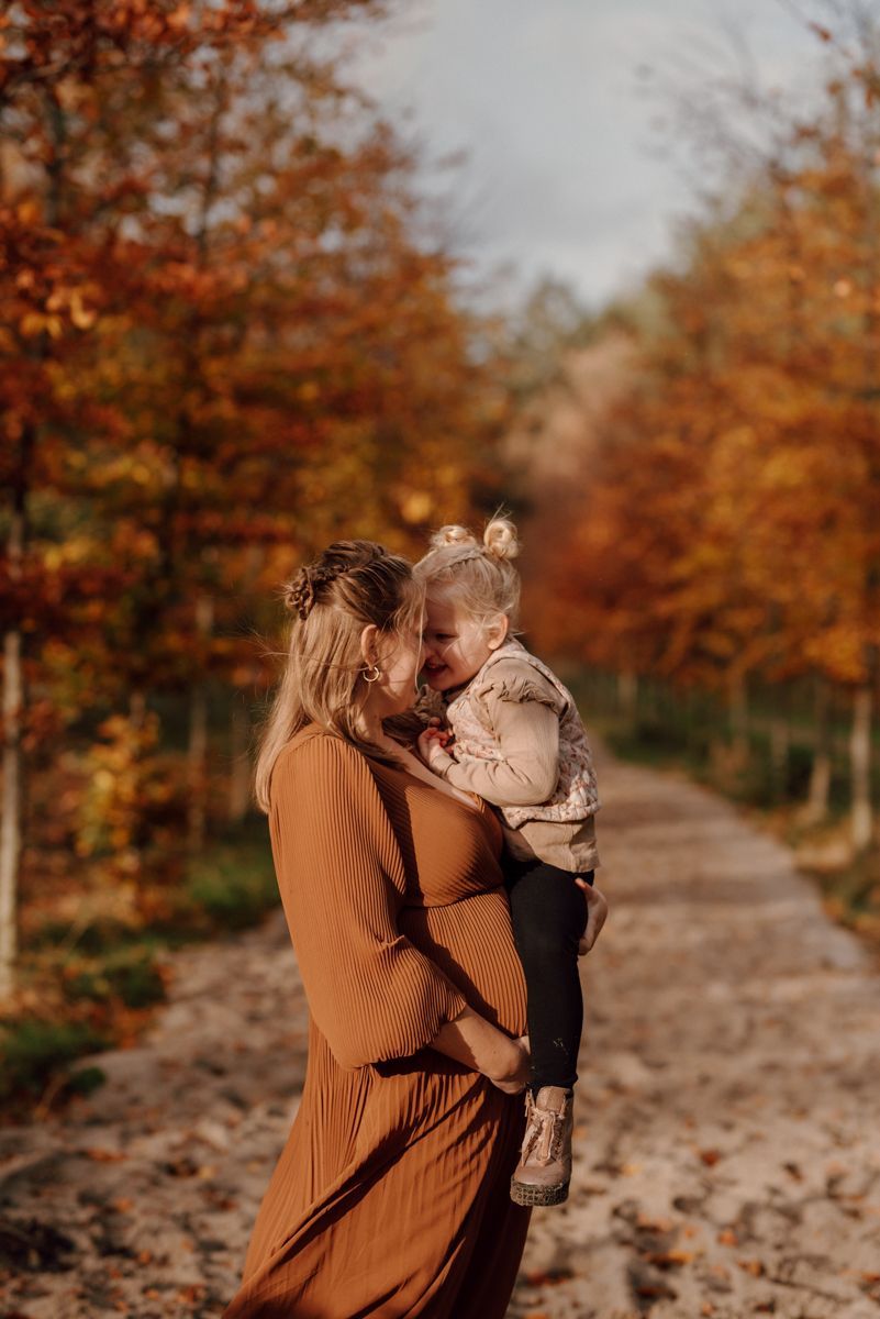 Fotoshoot in het bos