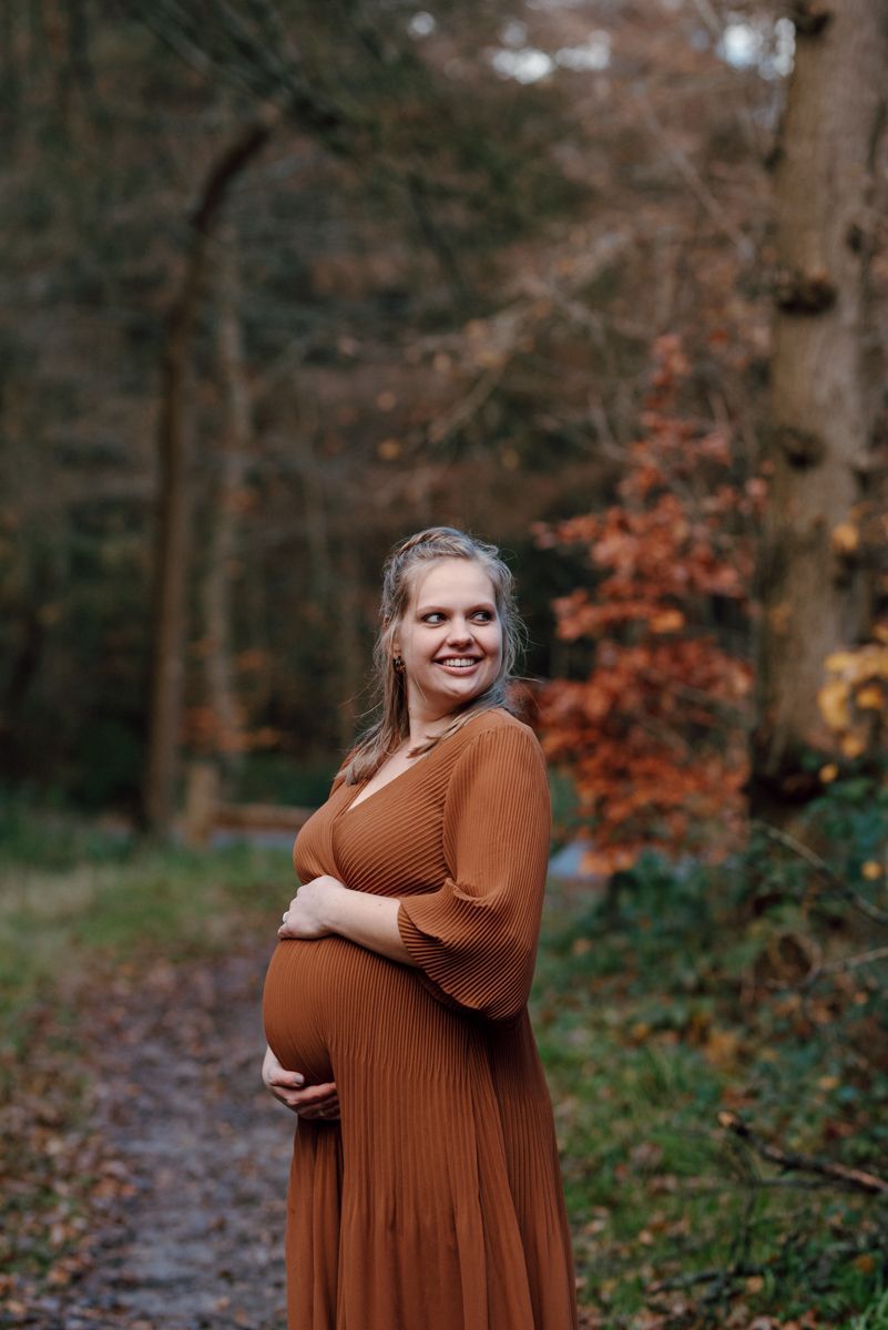 Fotoshoot in het bos
