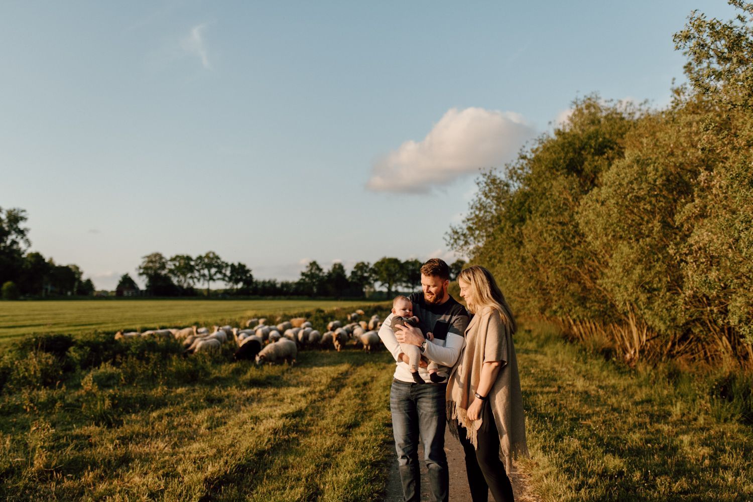 Fotoshoot in het voorjaar