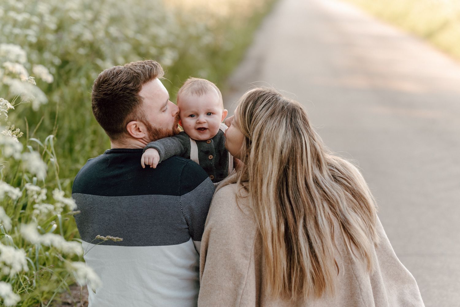 Fotoshoot in het voorjaar