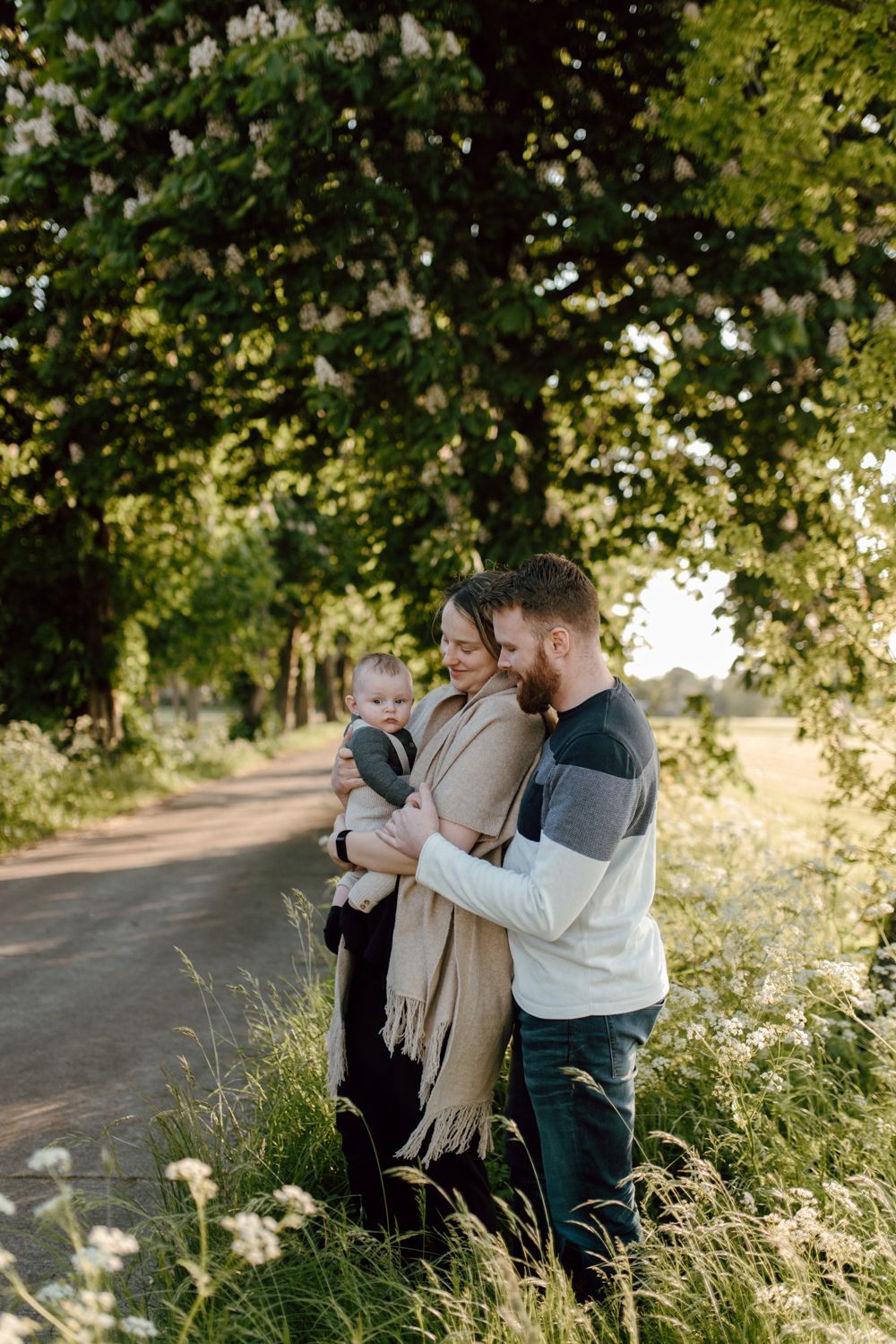 Fotoshoot in het voorjaar