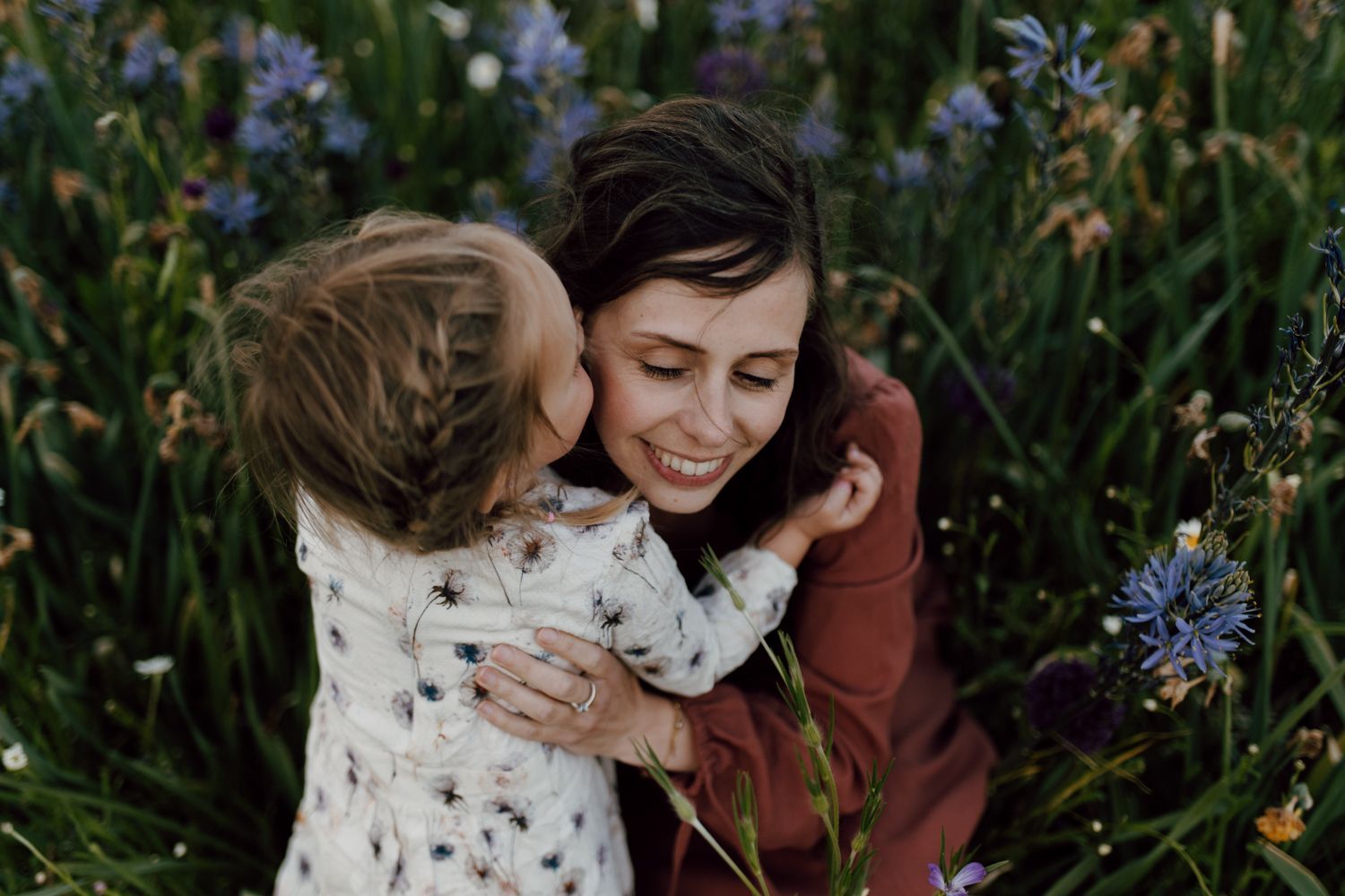 Fotoshoot tussen de bloemen