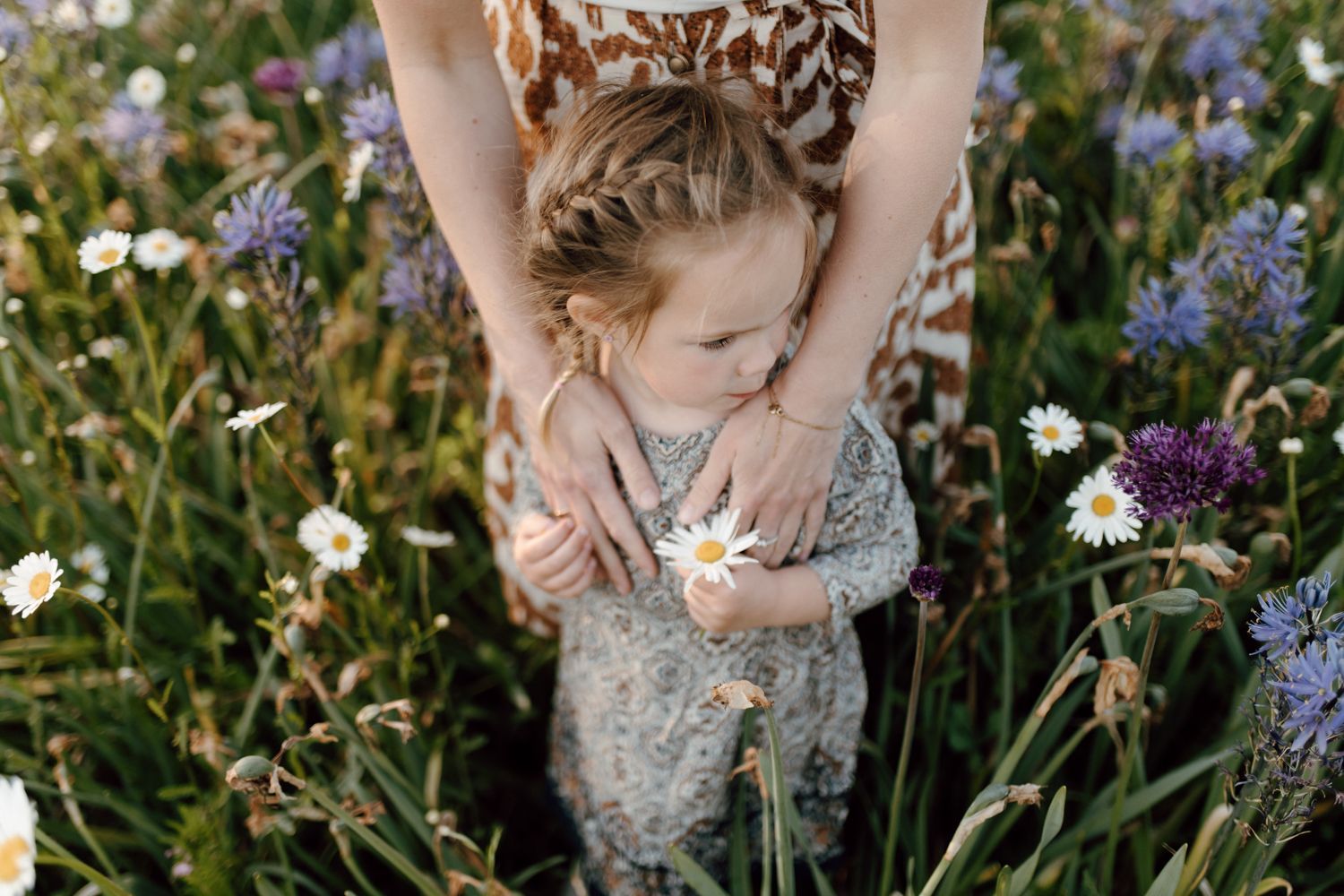 Fotoshoot tussen de bloemen
