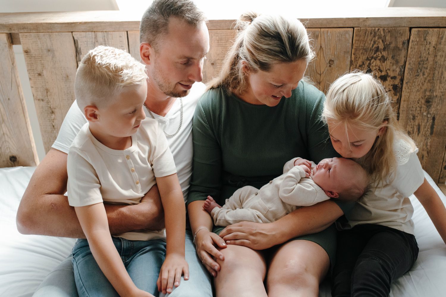 Newbornshoot met gezin