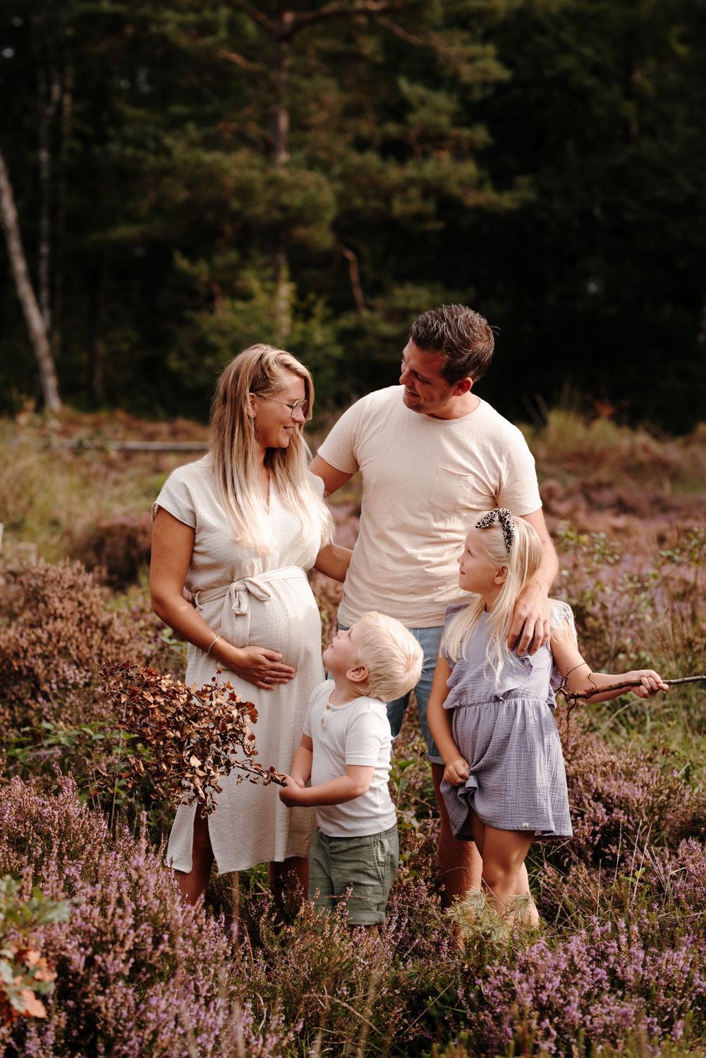 Zwangerschapsfotoshoot in Beetsterzwaag - Friesland