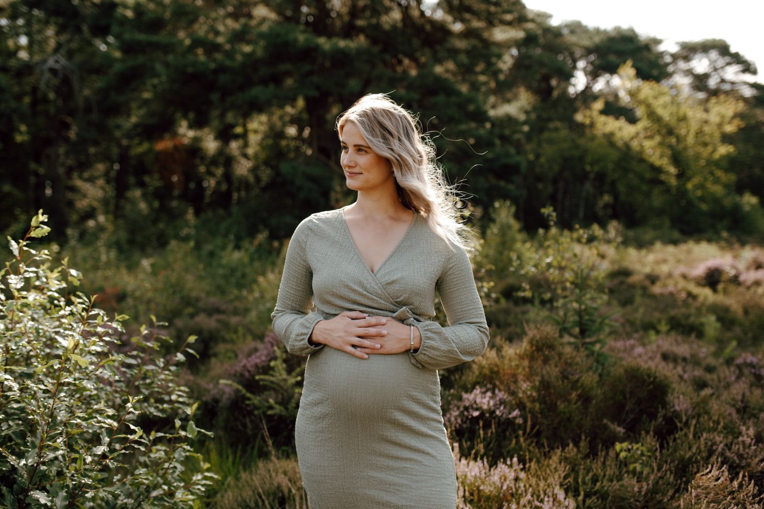 Zwangerschapsshoot buiten