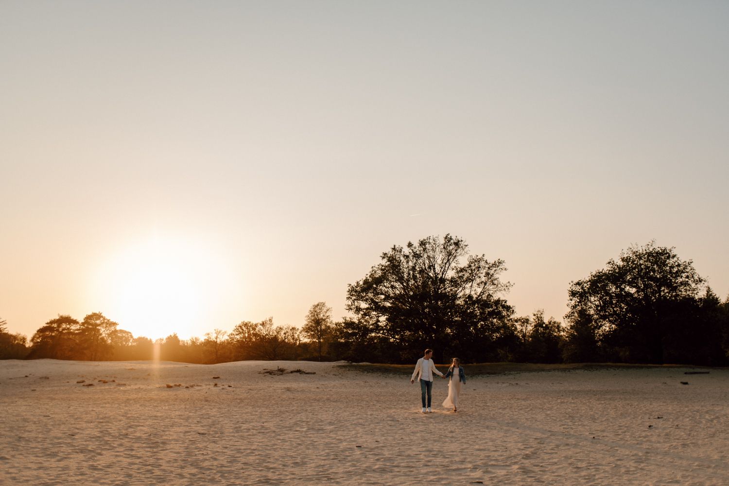 Zwangerschapsshoot in de lente