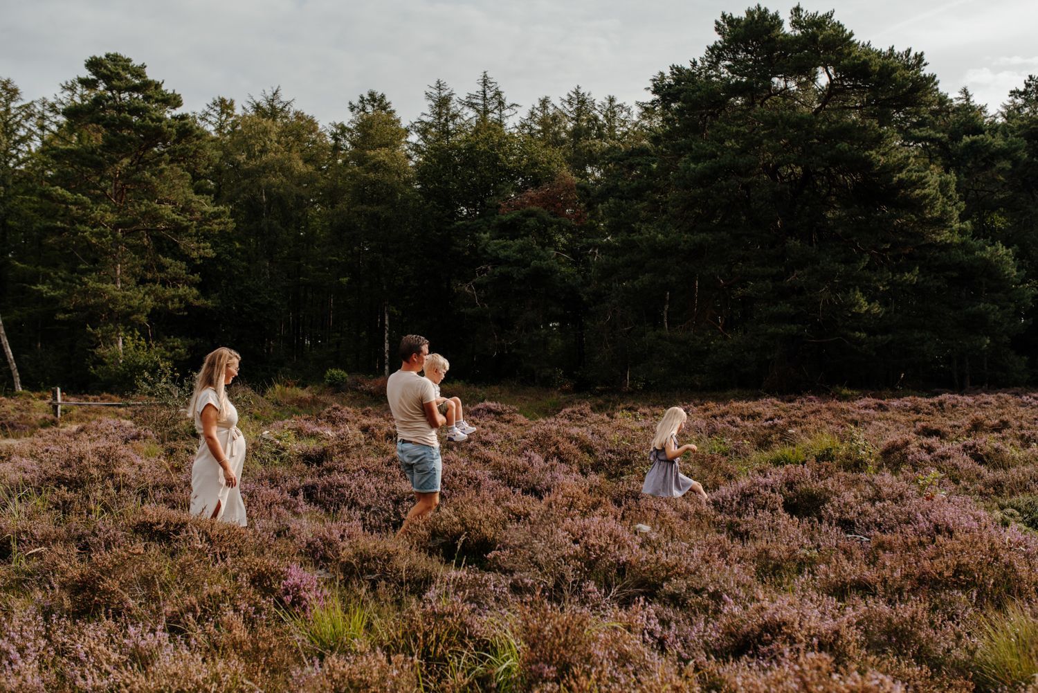 Zwangerschapsshoot met kinderen