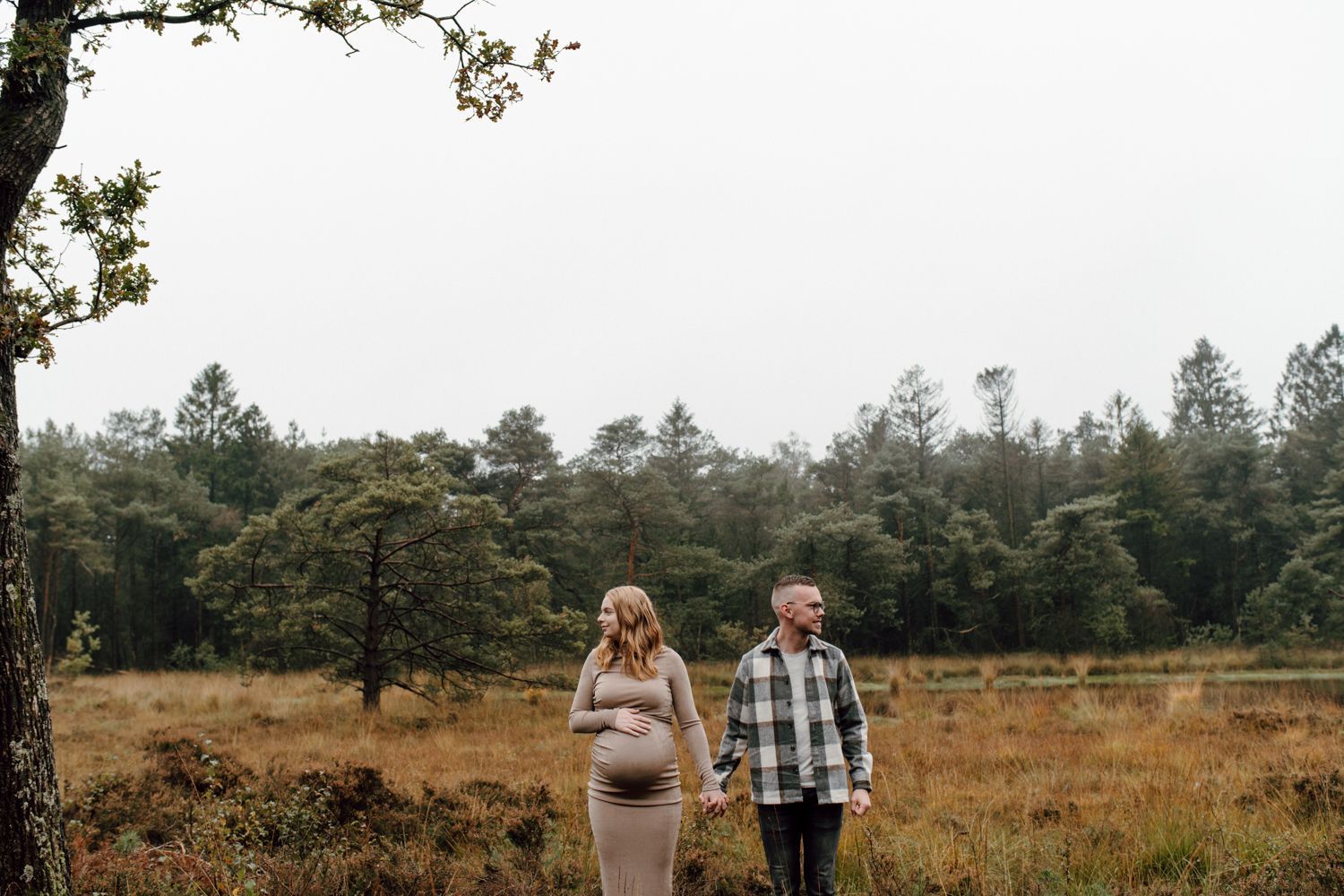 Zwangerschapsshoot met partner