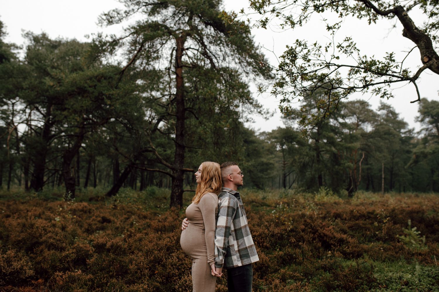 Zwangerschapsshoot met partner