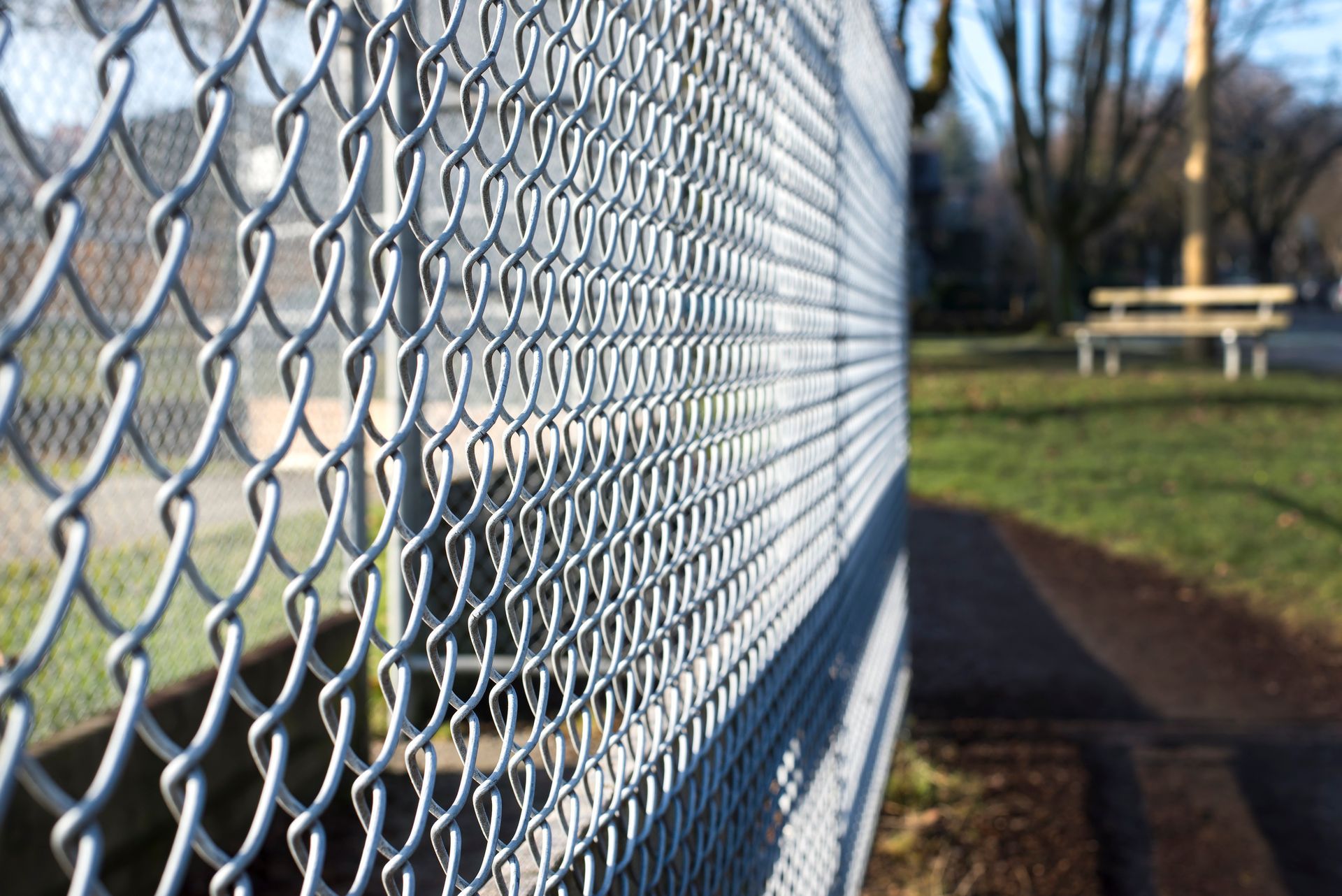 Commercial chain link fence by Allied Fence & Security of Kansas Corp, located in Kansas City, Kansa