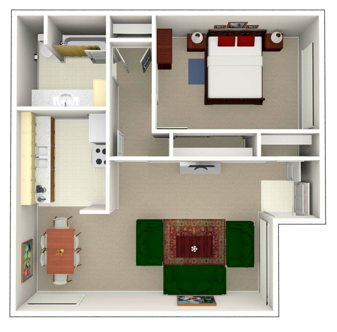 1 Bed | 1 Bath
