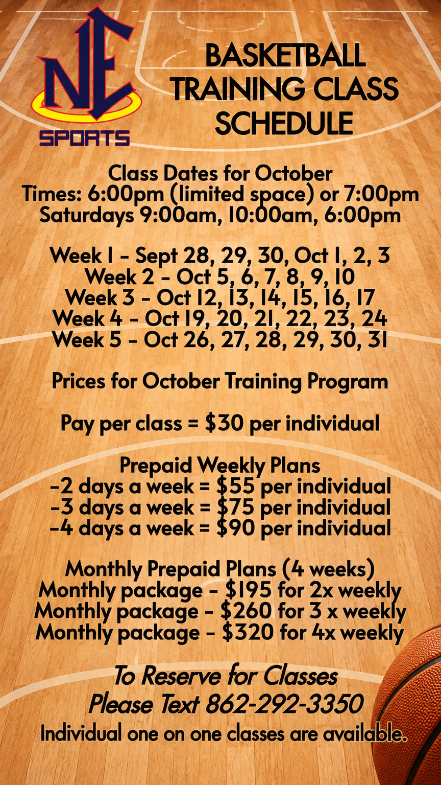 Basketball Training Classes