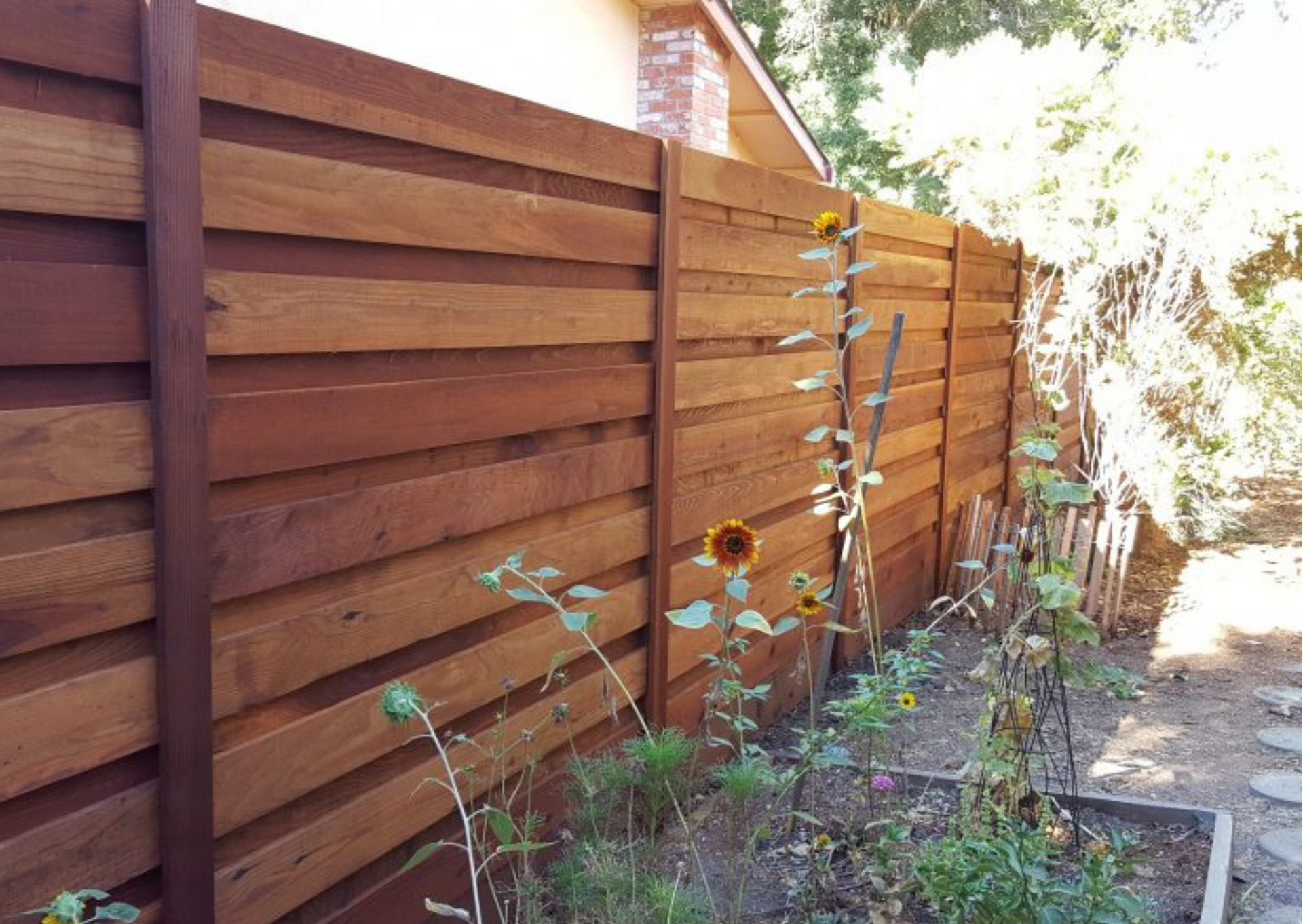 Horizontal Slat Fence Edinburgh