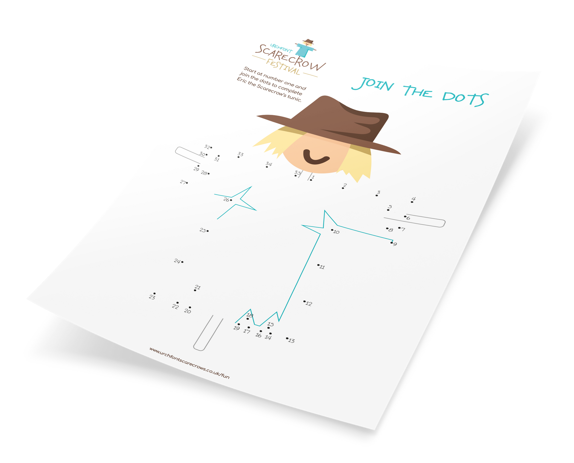 scarecrow join the dots sheet