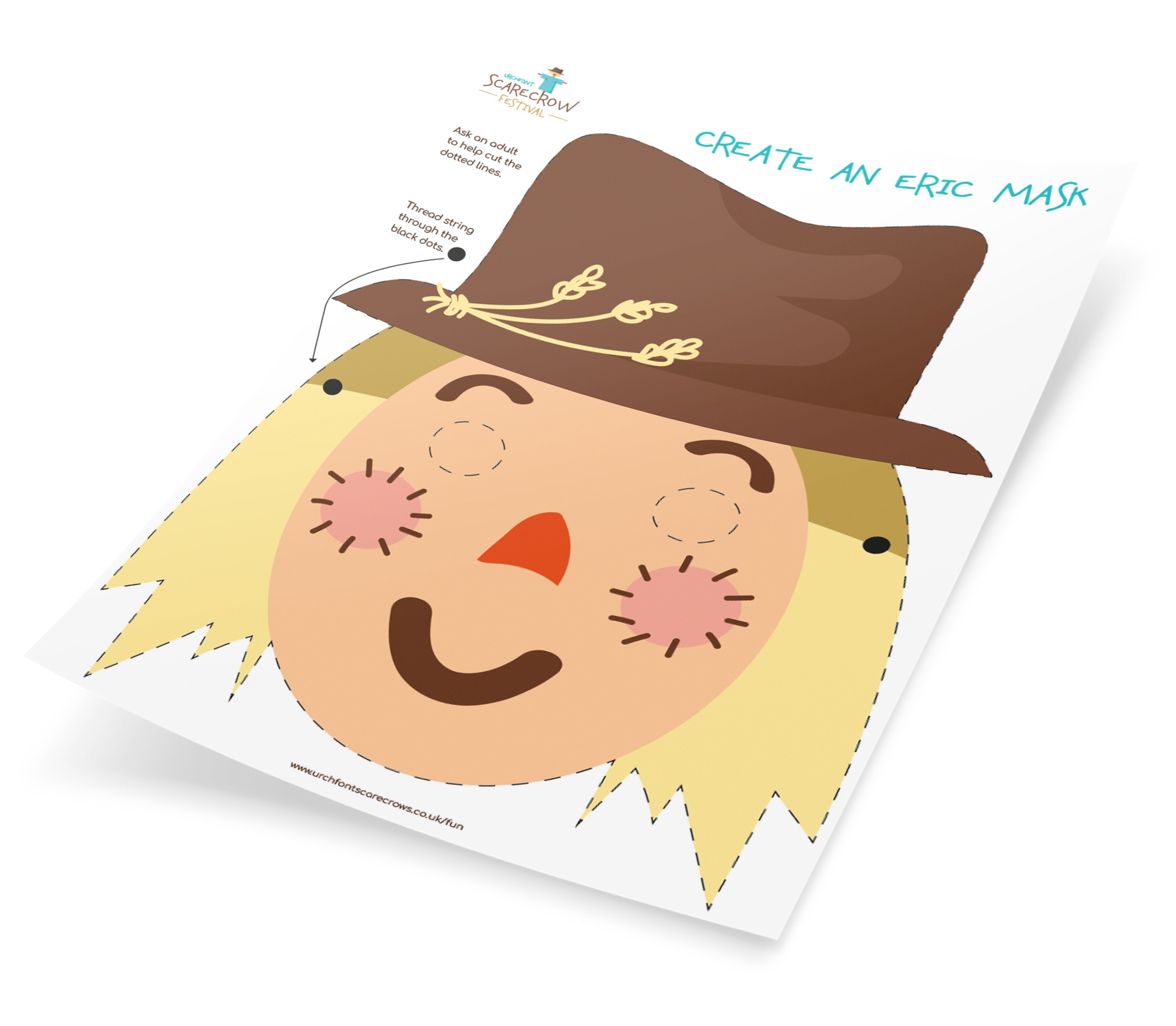 scarecrow create a mask sheet
