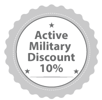 active military discount 10%